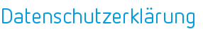 Datenschutzerklärung 
